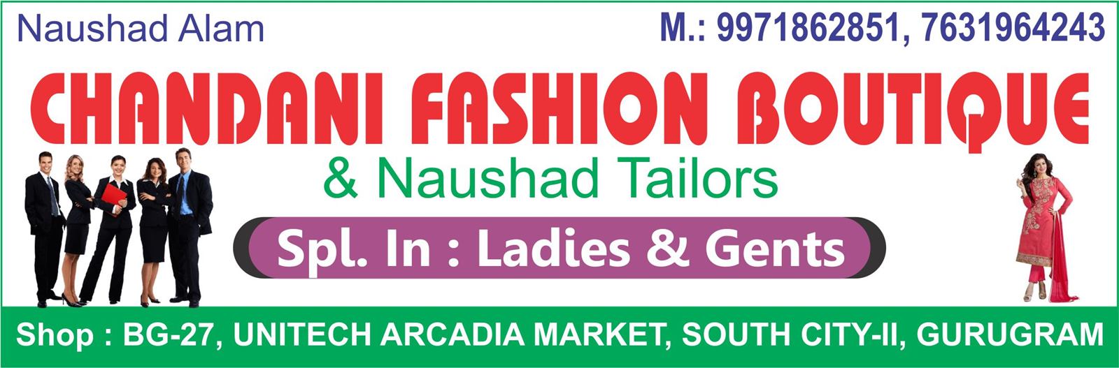 CHANDANI FASHION BOUTIQUE & NAUSHAD TAILORS (Arcadia Boutique Shop)